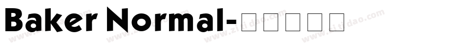 Baker Normal字体转换